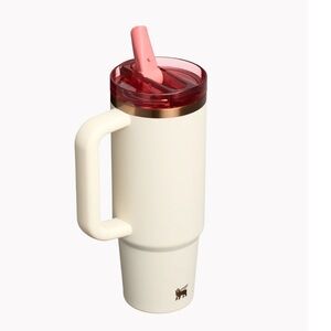 Stanley Flip Straw Quencher Protour Tumbler in Cream Apricot Gloss